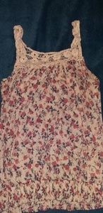 Vintage floral tank top